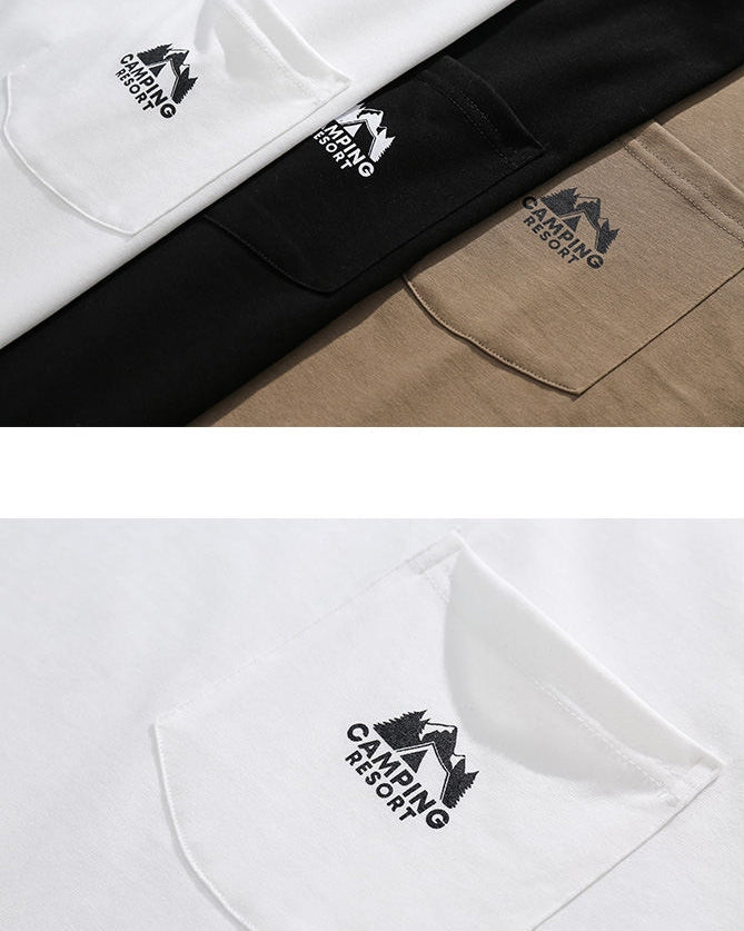 Simple Logo One Point Short Sleeve T-Shirt N0775