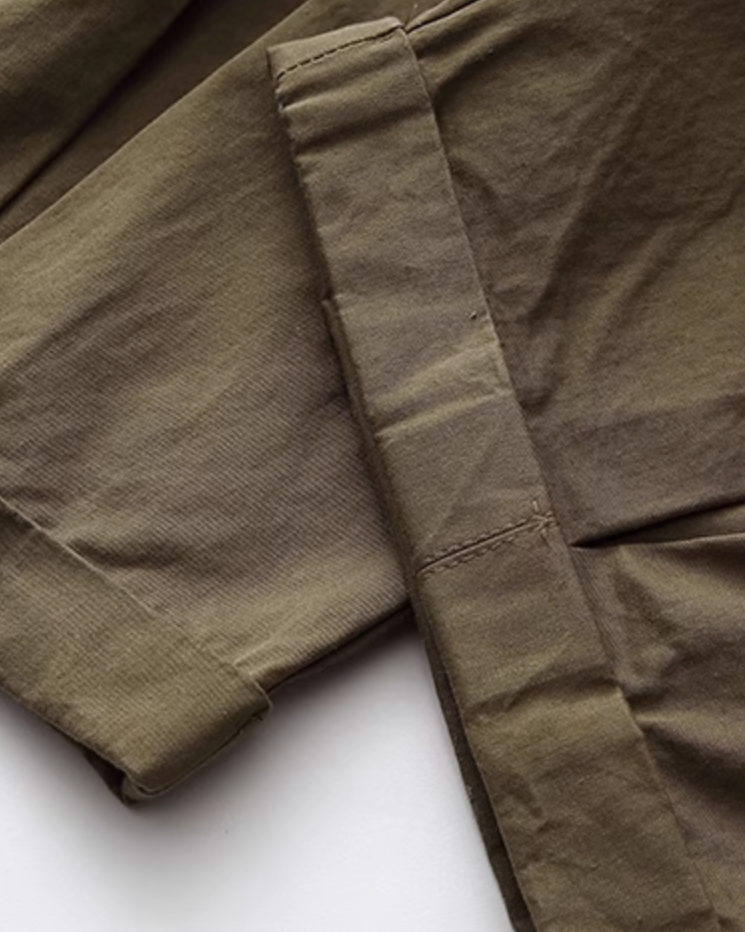 Wide Silhouette Pleats Pants N0713