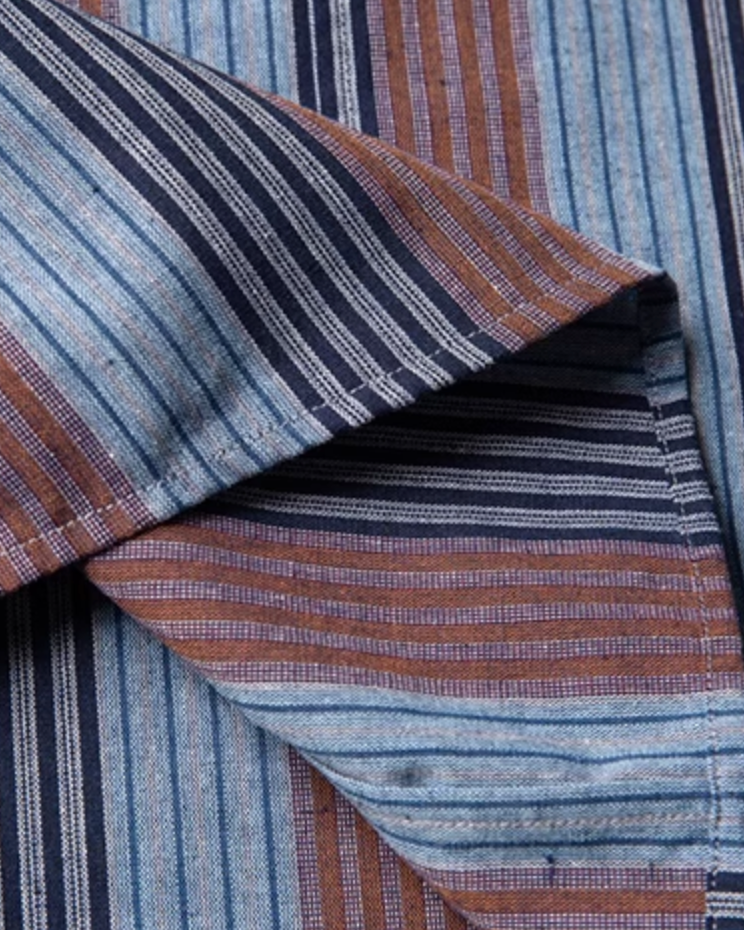 Multi Stripe Relaxed Shirt N0813