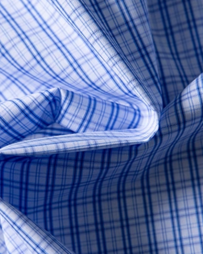 Grid Check Combination Shirt N0819