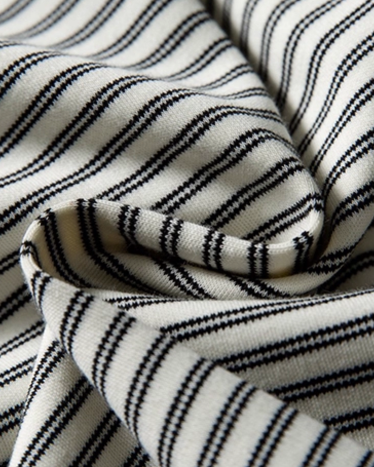 Retro Striped Long Sleeve T-shirt N0846