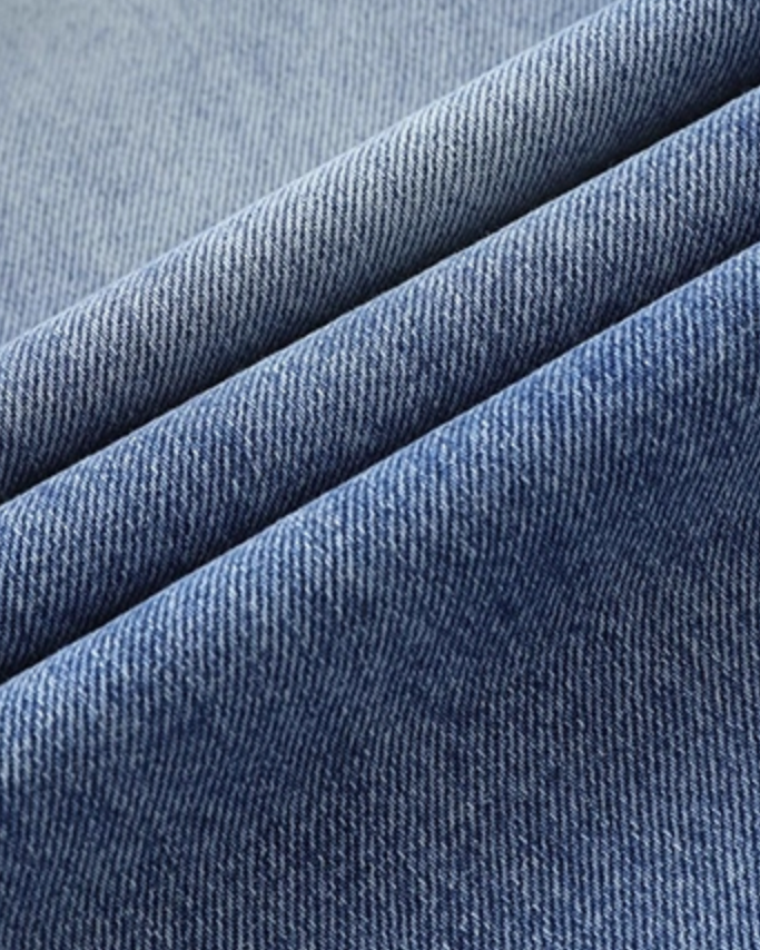 Wide Silhouette Fade Washed Jeans N0859