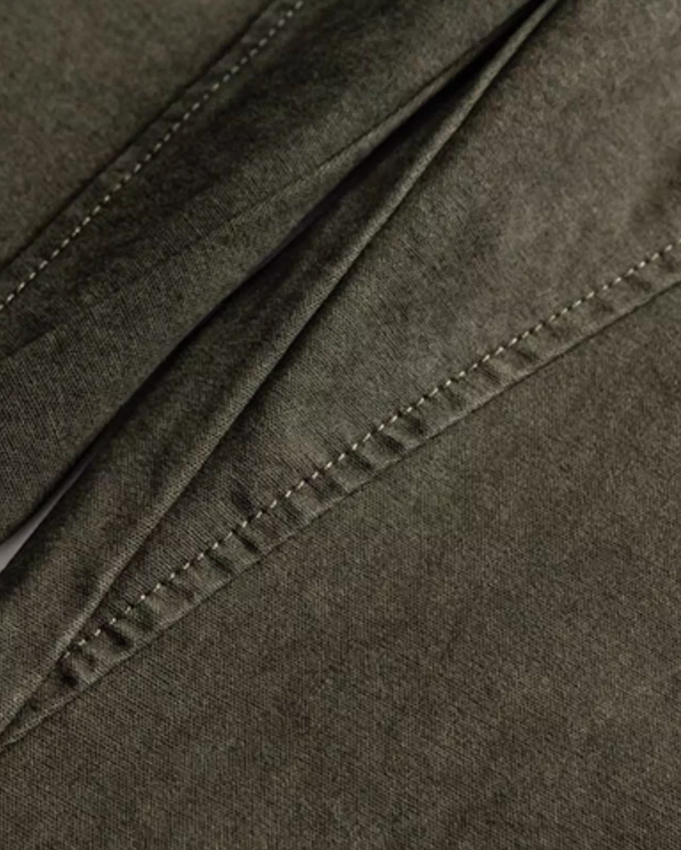 Retro Wide-Legged Work Pants N0887