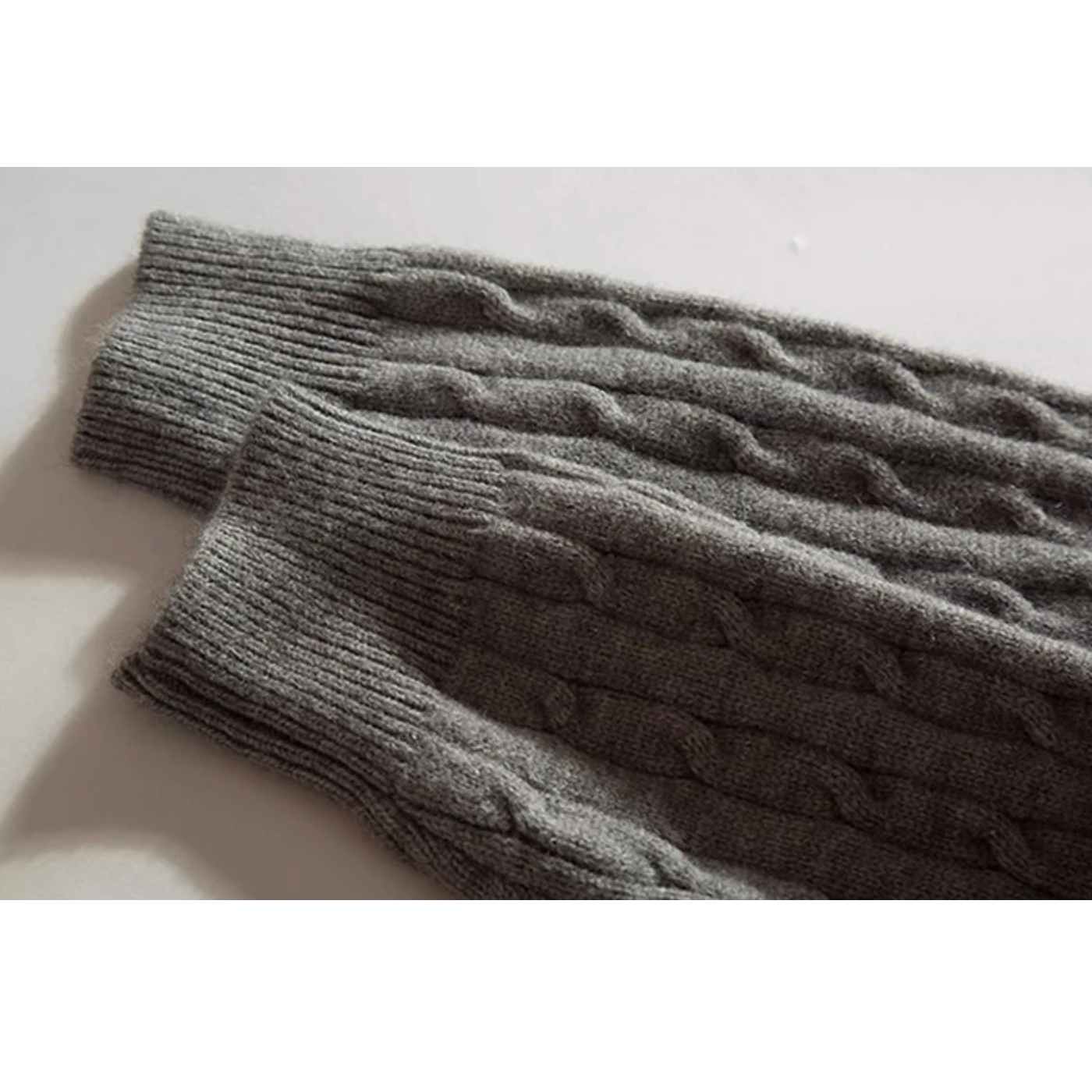 Cable Line oversized Silhouette Cardigan N0987