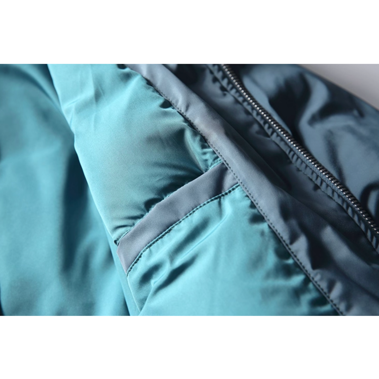 Volume Silhouette Zip Blouson N1013