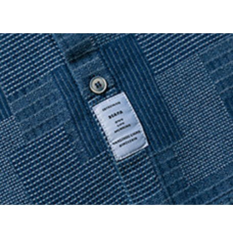 Geometric Check Short Sleeve Shirt N1096