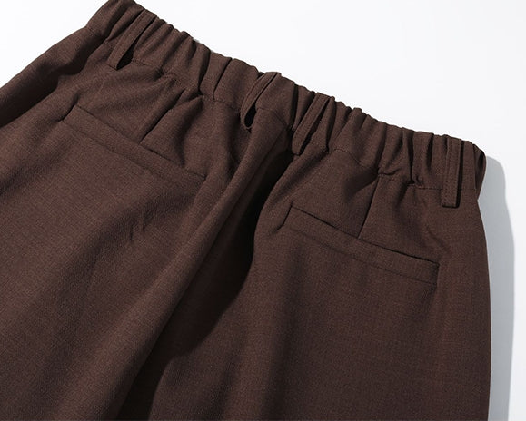 Relaxed Fit Straight Line Wide Pants N0635