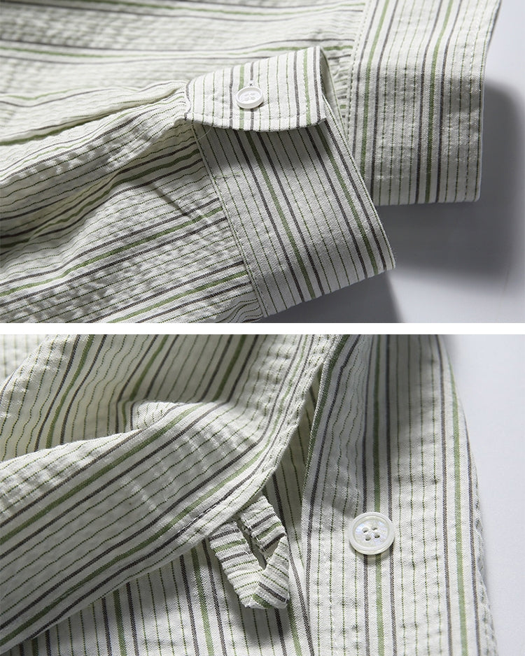 Simple Stripe Regular Shirt N0662