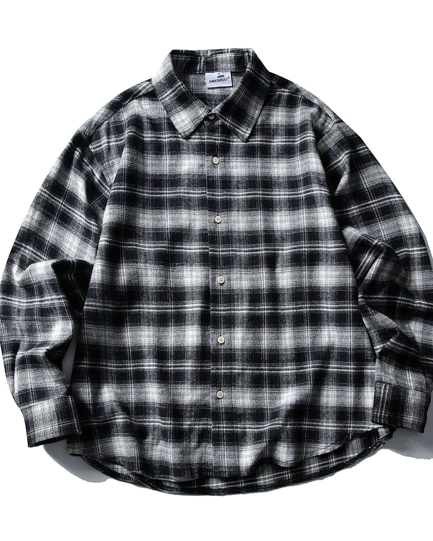 Check Oversized Shirt N0936