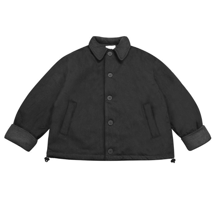 Lapel Quilted Jacket N0470