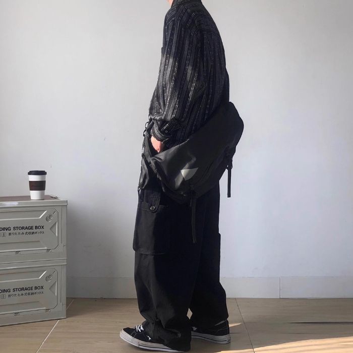 Striped Loose Long Sleeve Shirt N0513