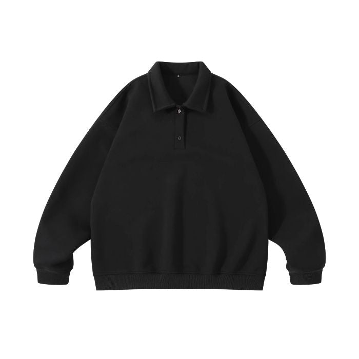 Loose Solid Color Heavy Polo N0531