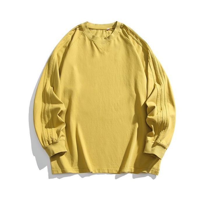 Solid Color Long-sleeved T-shirt N0575