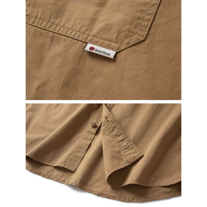 Casual Long-sleeved Shirt N0577