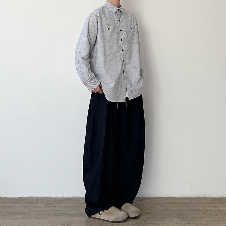 Minimal Line Silhouette Shirt N1068