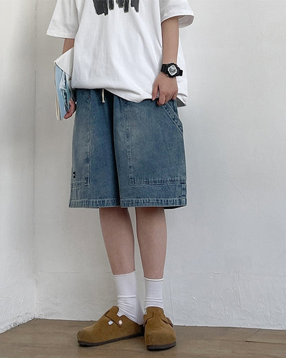Wide Silhouette Denim Pants N0778