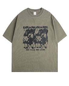 Faded Color Art Short Sleeve Tee N0762