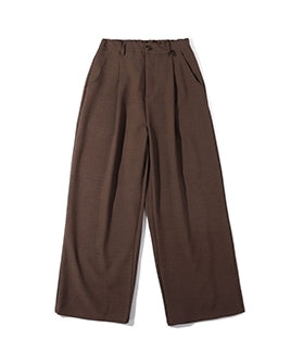 Relaxed Fit Straight Line Wide Pants N0635