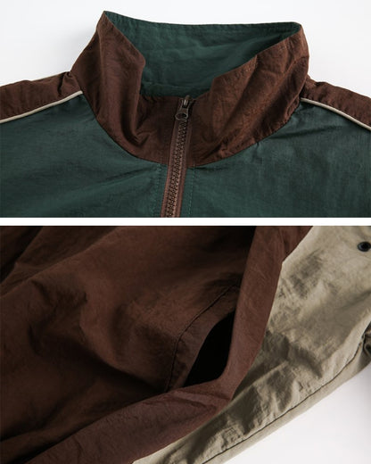 Color Block Light Outerwear N0623