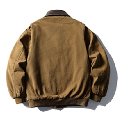 Corduroy Collar Relaxed Silhouette Jacket N0984