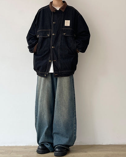 Retro Wide-Leg Unisex Jeans N0604