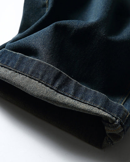 Vintage Wash Wide Denim Pants N0677
