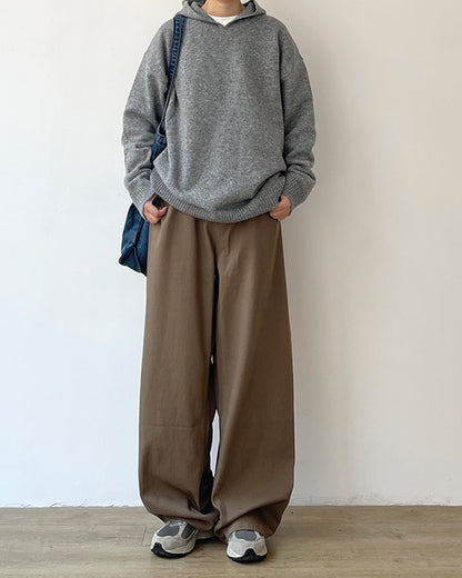 Wide Retro Straight Casual Pants N0600