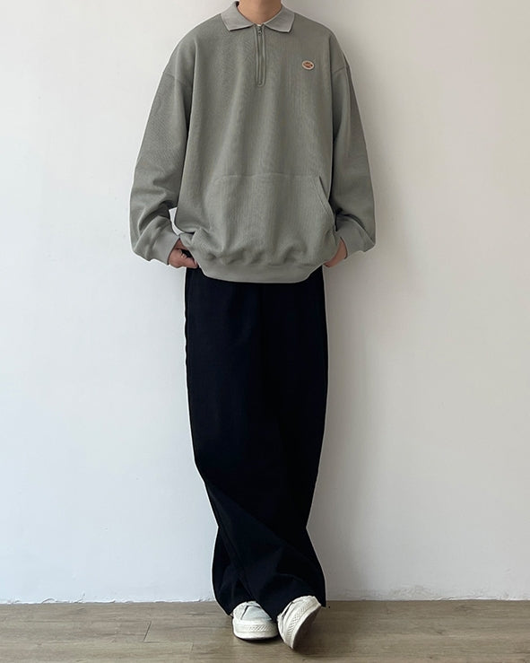 Wide Retro Straight Casual Pants N0600