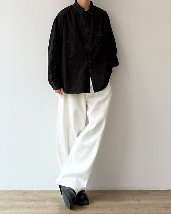 Unisex Retro Casual Straight Pants N0610