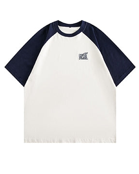 Street Style Contrast T-Shirt N0765