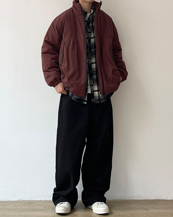 Wide Retro Straight Casual Pants N0600