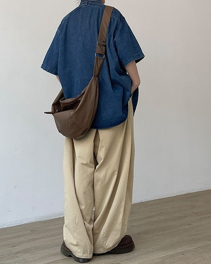 Double Pocket Light Denim Shirt N0764