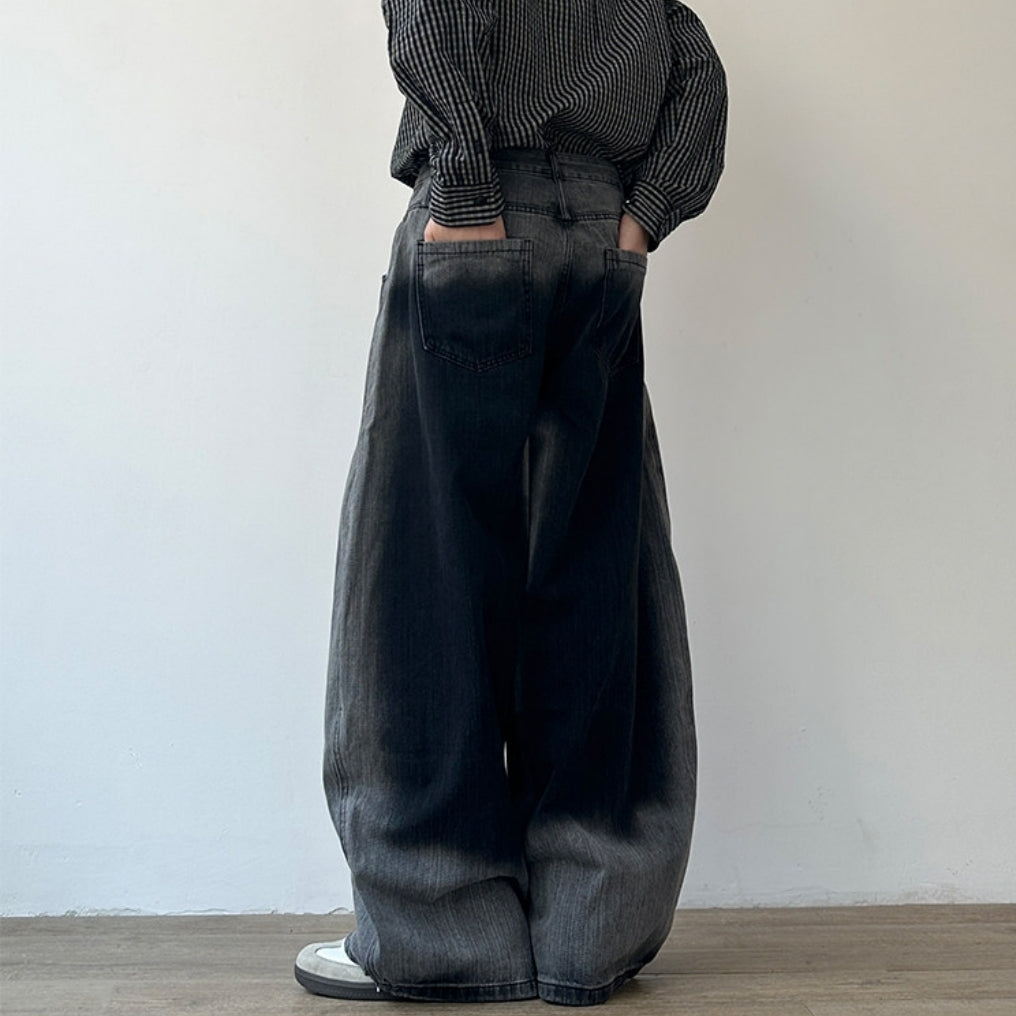Gradient Wide Denim Pants N1070