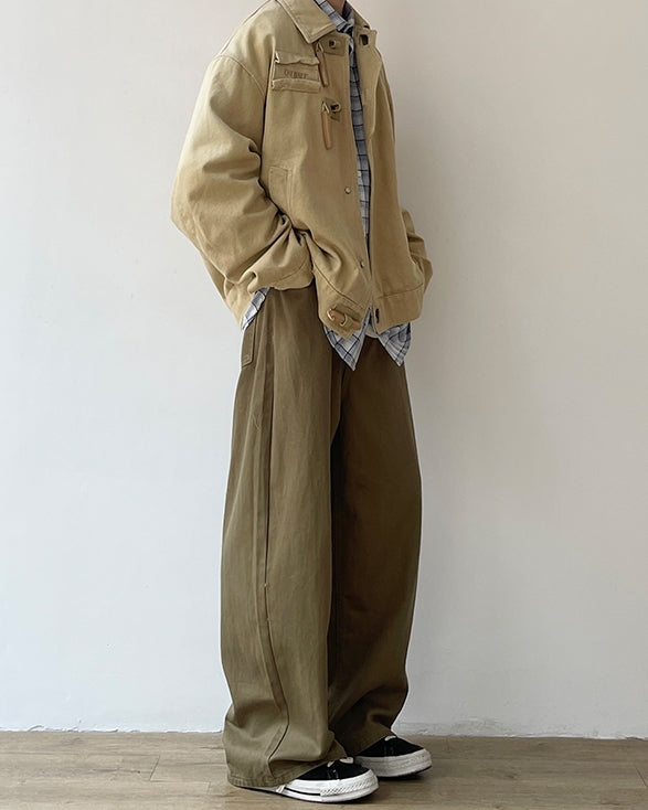 Unisex Retro Casual Straight Pants N0610