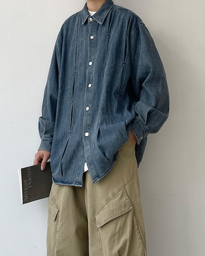 Relax Silhouette Denim Shirt N0618