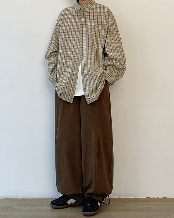 Country Taste Natural Check Shirt N0641