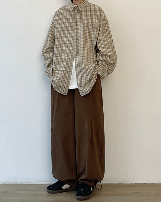 Country Taste Natural Check Shirt N0641