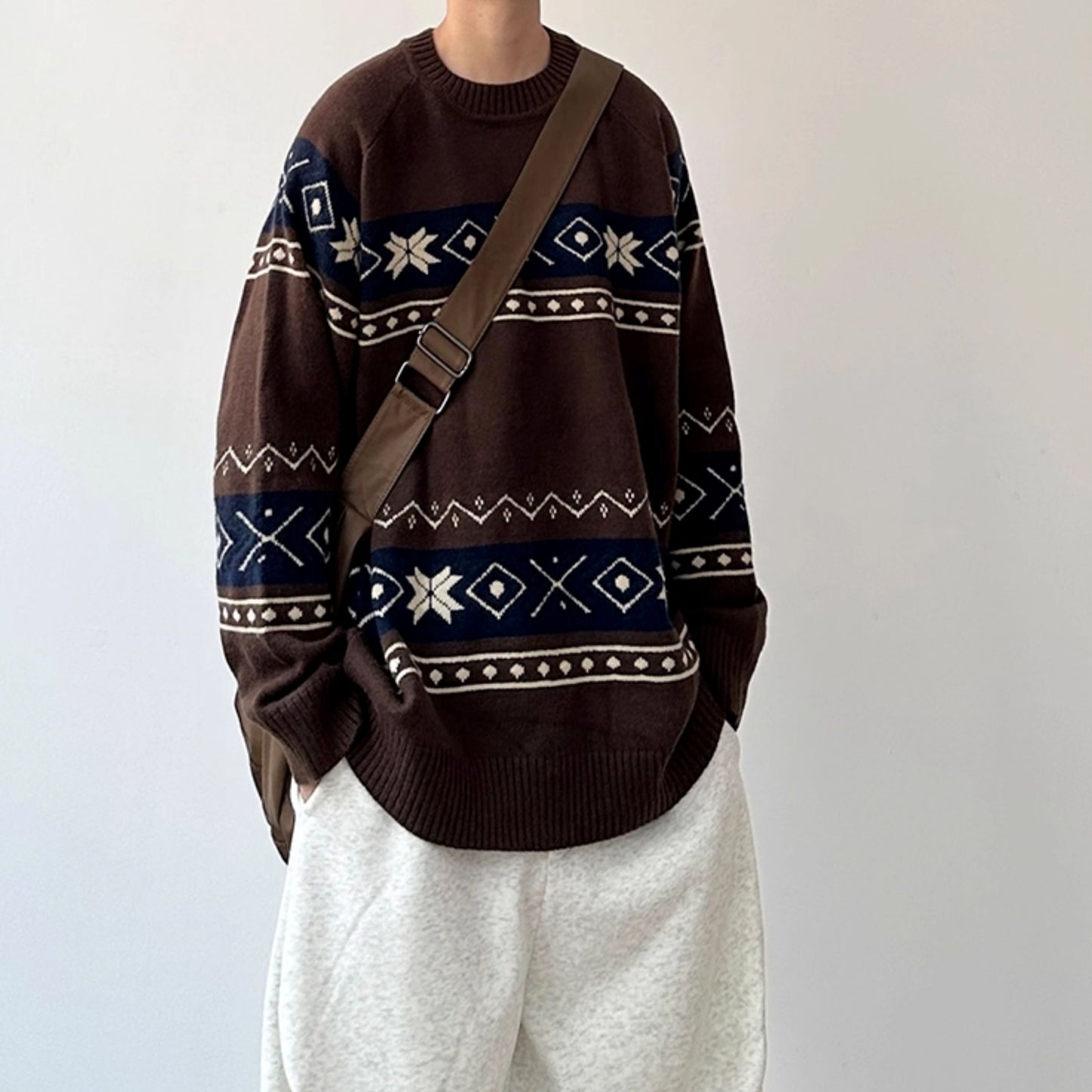 Nordic Line Knit Sweater N0982