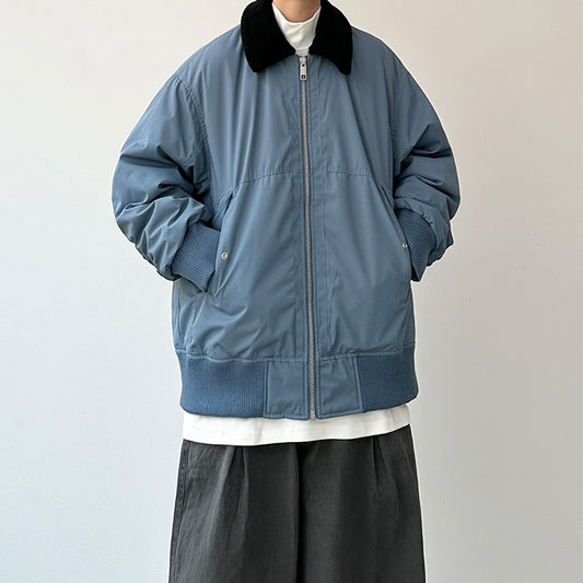 Volume Silhouette Zip Blouson N1013