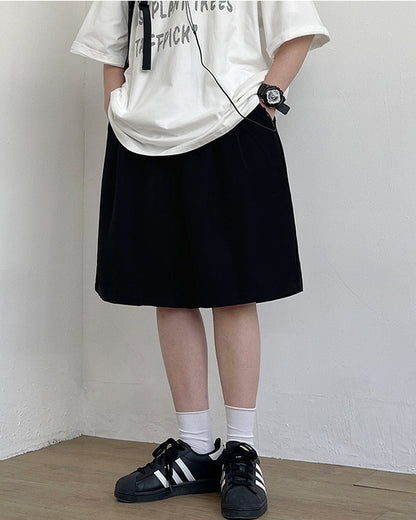 Straight Cut Standard Half Pants N0776