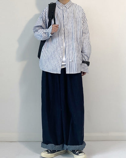 Natural Silhouette Long Shirt N0733