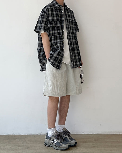 Classic Check Relaxed Shirt N0755