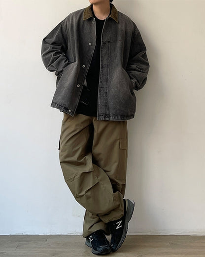 Faded Wash Casual Jacket N0671