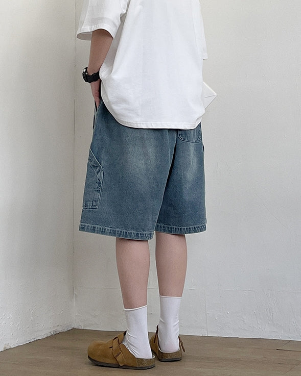 Wide Silhouette Denim Pants N0778