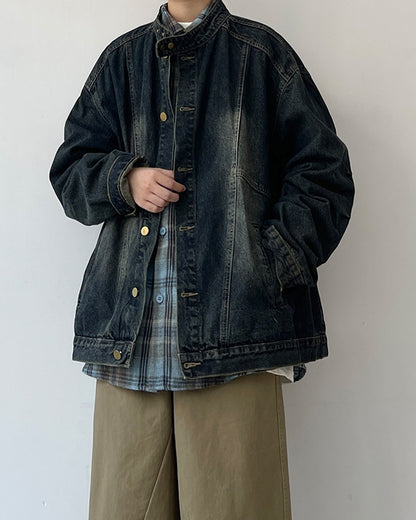 Vintage Wash Denim Jacket N0621