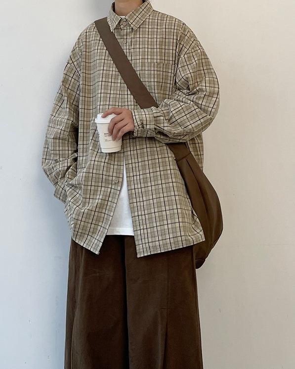 Country Taste Natural Check Shirt N0641