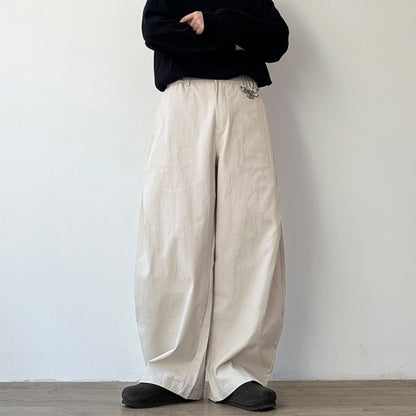Balloon Silhouette Wide Pants N1074
