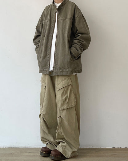 Stand Neck Military Jacket N0616