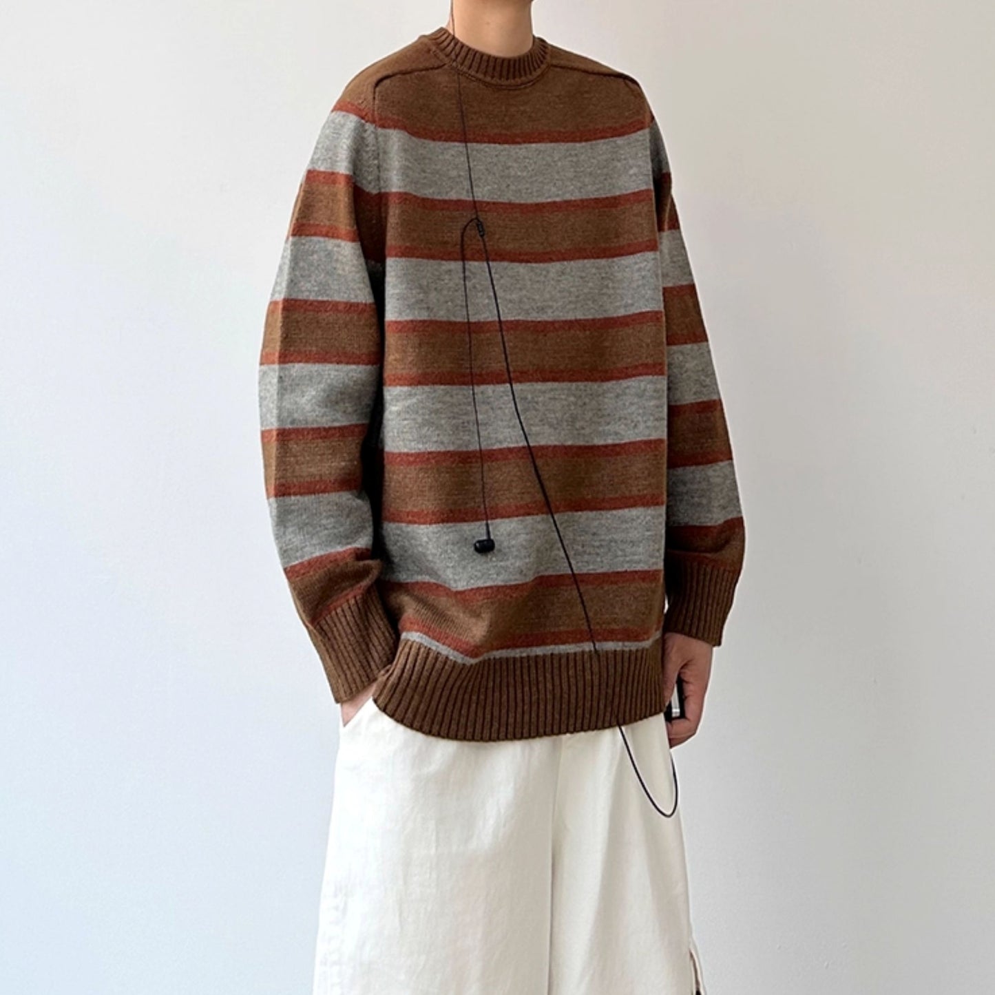 Wide Border Basic Line Knit N0983