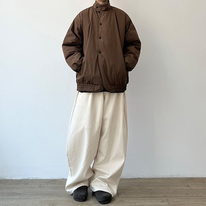 Volume Silhouette Tuck Wide Pants N1007